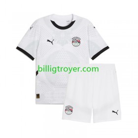 Billige Fotballdrakter Egypt Barn Bortedraktsett 2024/25 Kortermet